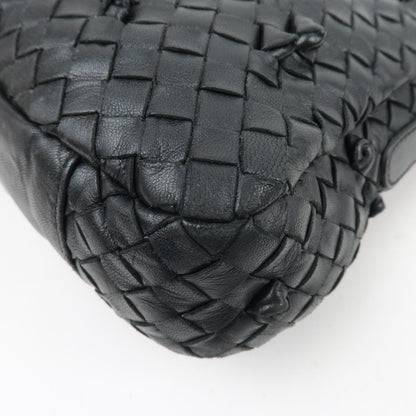 Bottega Veneta Intrecciato Knotted Leather Shoulder Bag