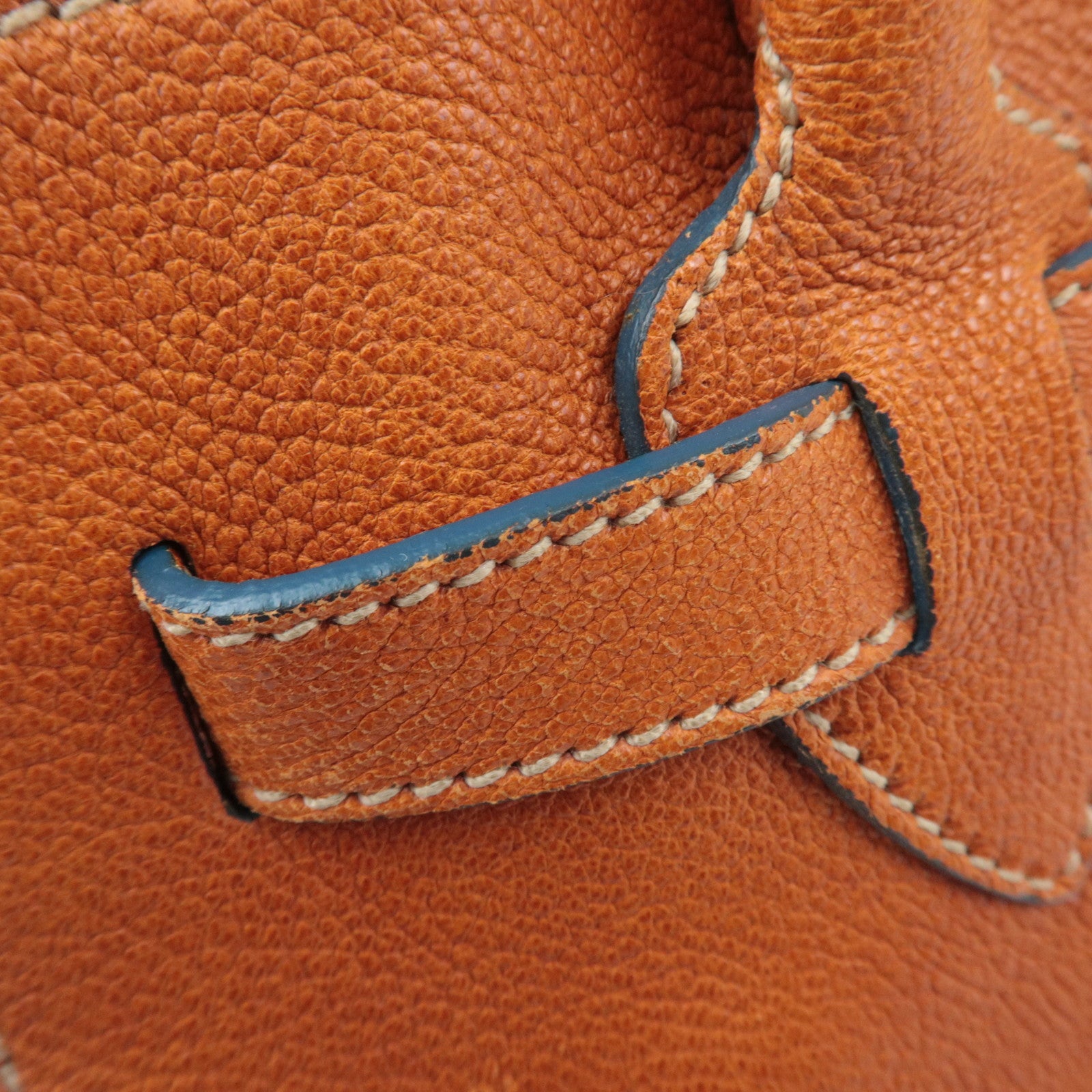 Miu Miu Vitello Lux Padlock Shoulder Bag, Burnt Orange, Early 2000s