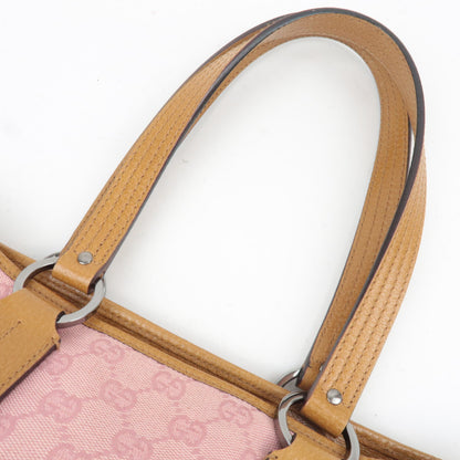 Gucci GG Monogram Canvas Tote, Light Pink, Early 2000s