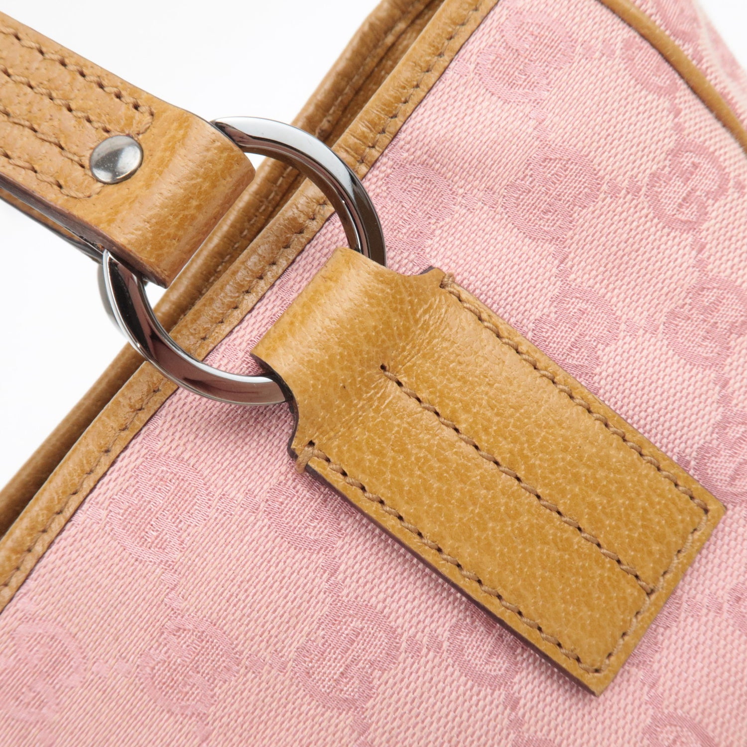 Gucci GG Monogram Canvas Tote, Light Pink, Early 2000s