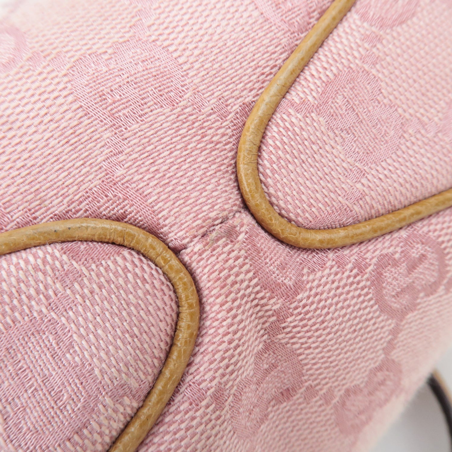 Gucci GG Monogram Canvas Tote, Light Pink, Early 2000s