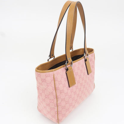 Gucci GG Monogram Canvas Tote, Light Pink, Early 2000s