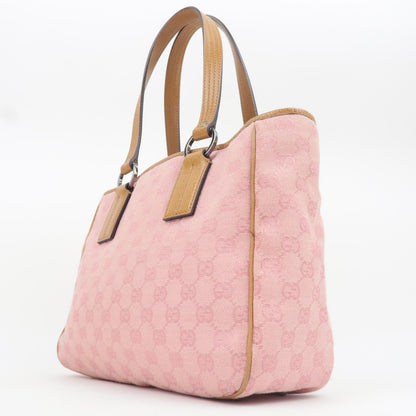 Gucci GG Monogram Canvas Tote, Light Pink, Early 2000s