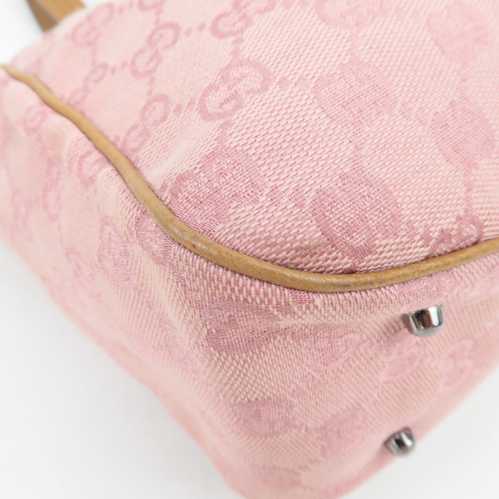 Gucci GG Monogram Canvas Tote, Light Pink, Early 2000s