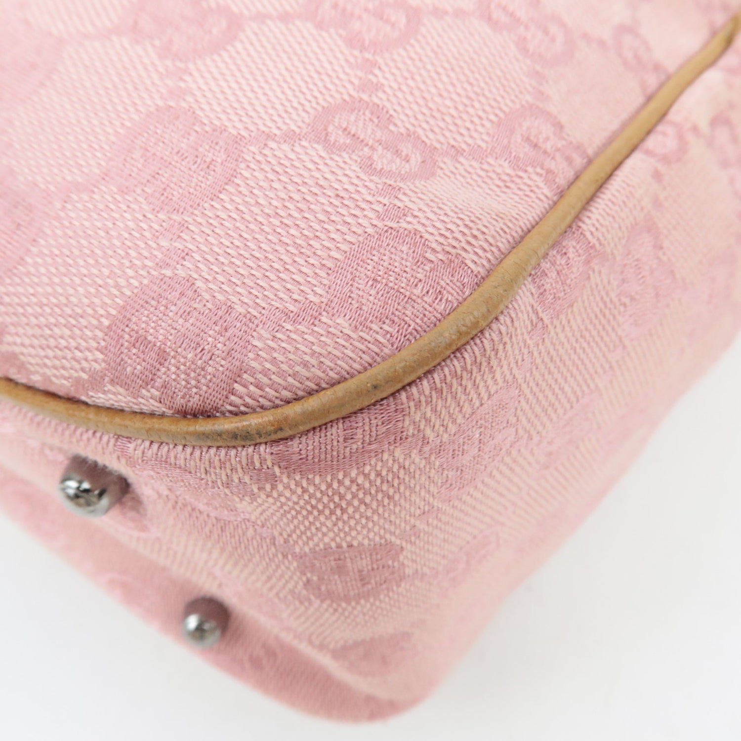 Gucci GG Monogram Canvas Tote, Light Pink, Early 2000s