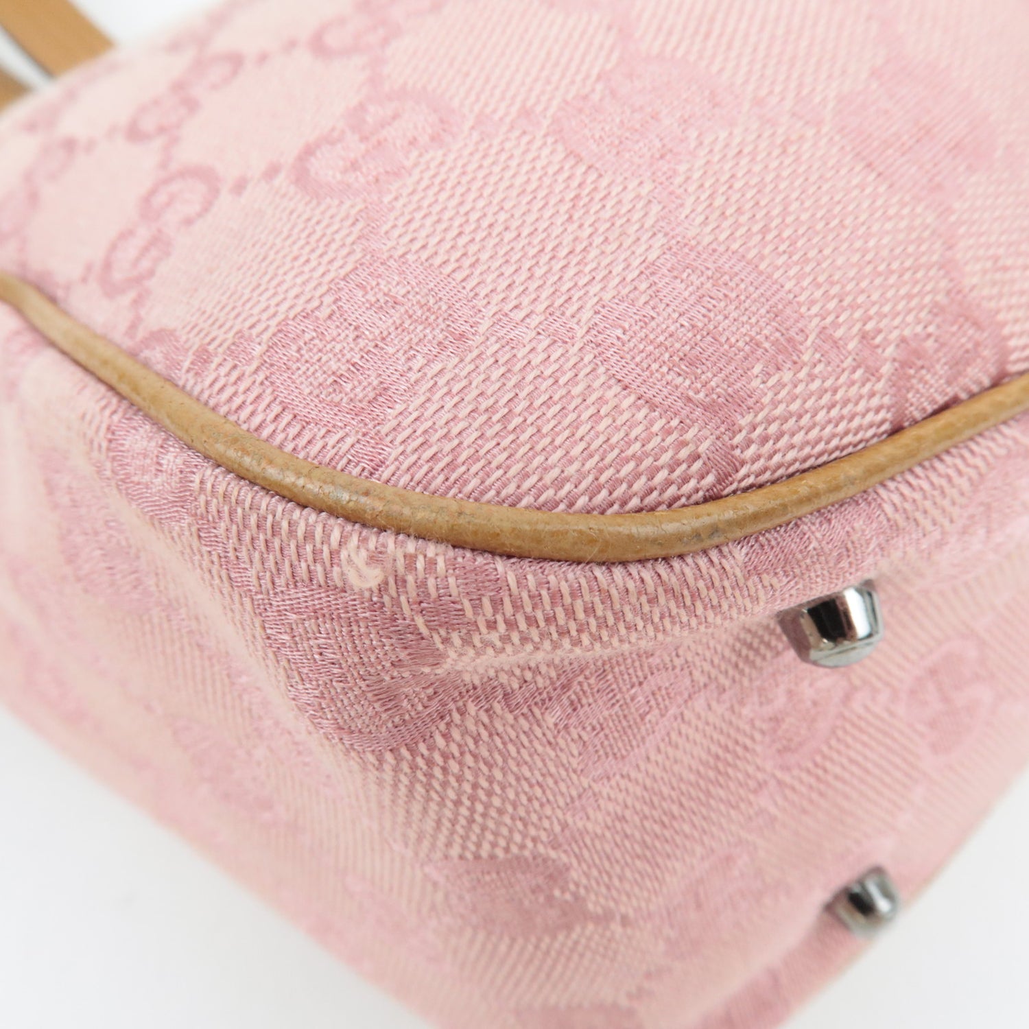 Gucci GG Monogram Canvas Tote, Light Pink, Early 2000s