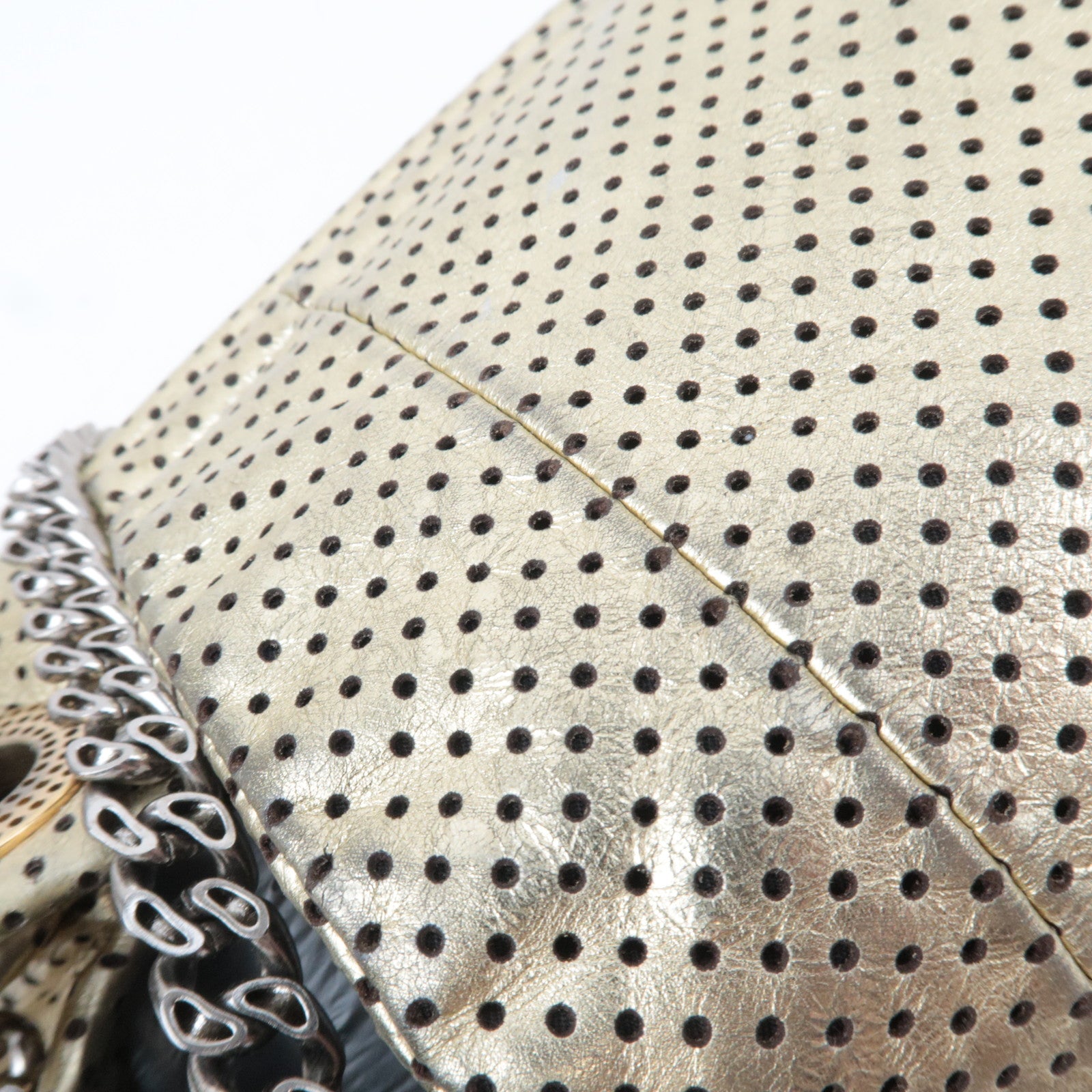 Chanel 2.55 Perforated Drill Accordion Flap Bag, Karl Lagerfeld 2008/09