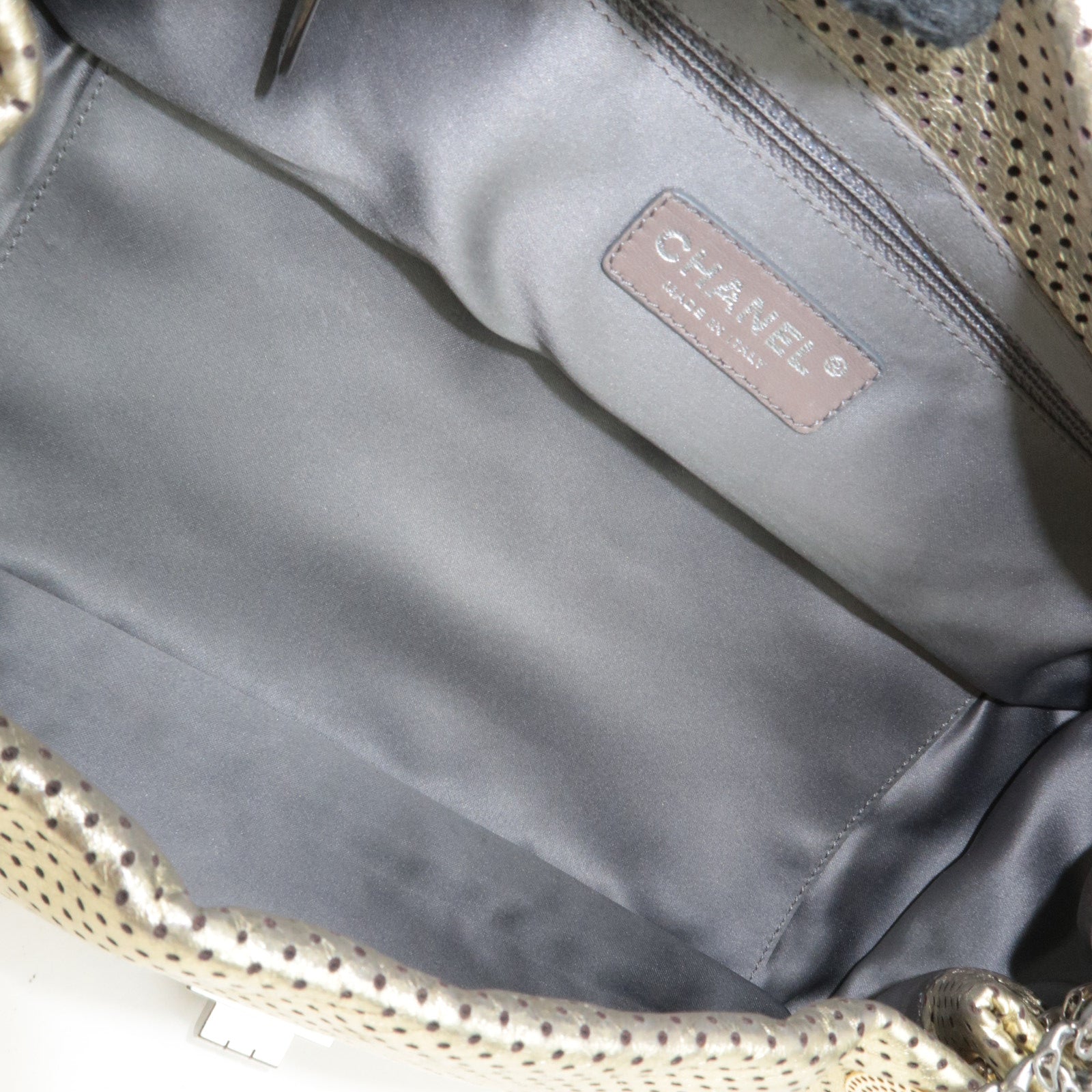 Chanel 2.55 Perforated Drill Accordion Flap Bag, Karl Lagerfeld 2008/09