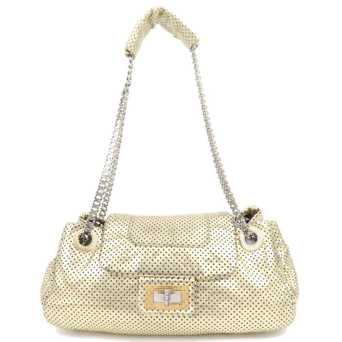 Chanel 2.55 Perforated Drill Accordion Flap Bag, Karl Lagerfeld 2008/09