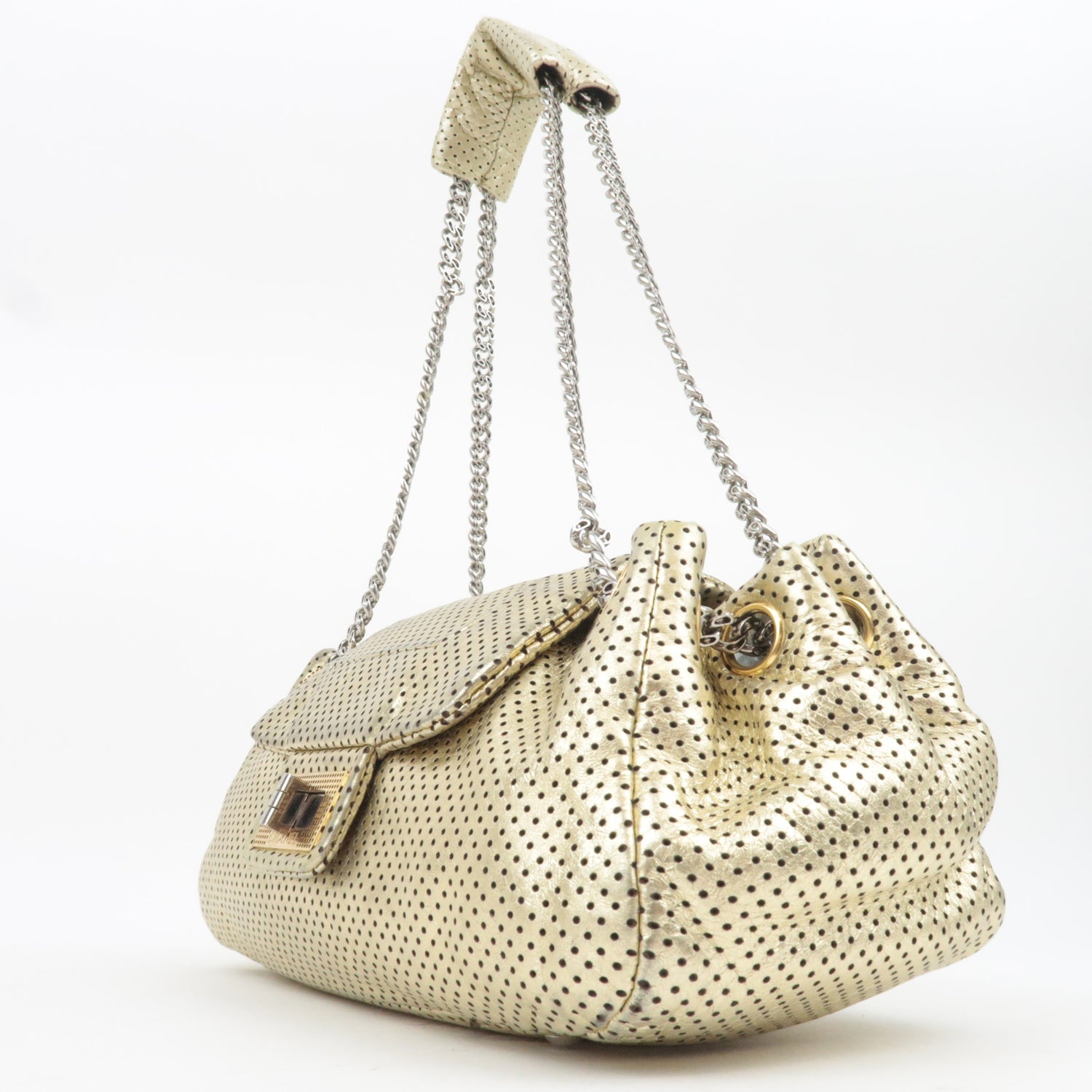 Chanel 2.55 Perforated Drill Accordion Flap Bag, Karl Lagerfeld 2008/09
