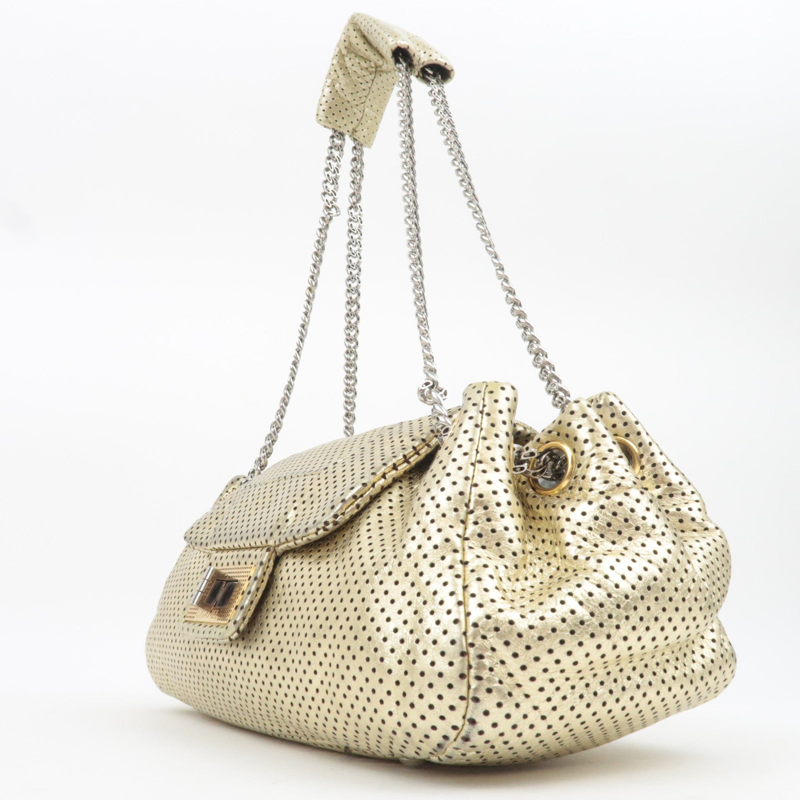 Chanel 2.55 Perforated Drill Accordion Flap Bag, Karl Lagerfeld 2008/09