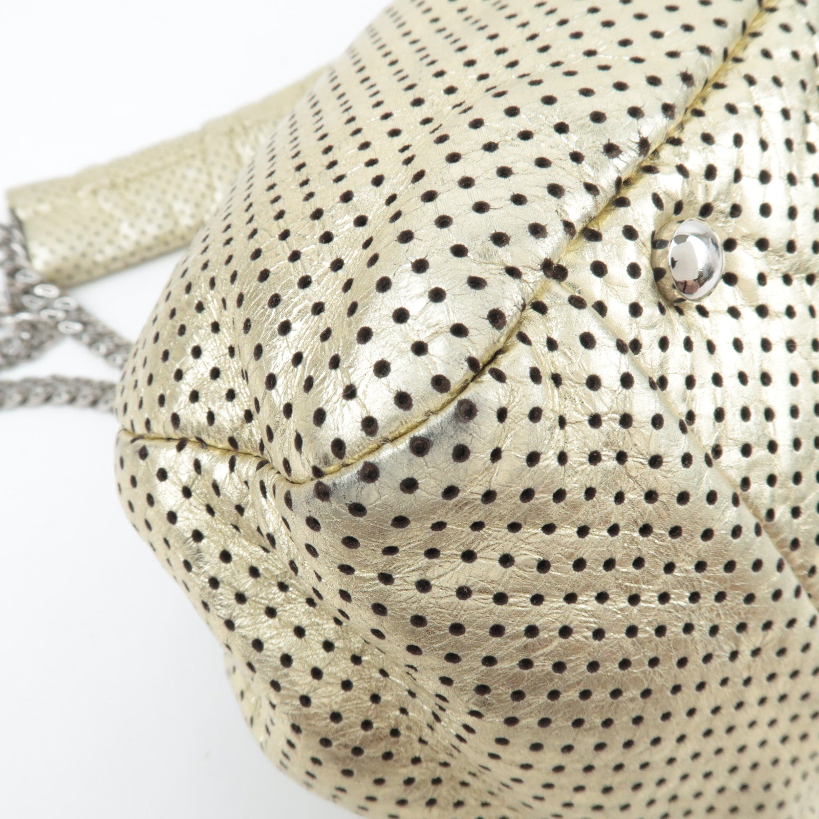 Chanel 2.55 Perforated Drill Accordion Flap Bag, Karl Lagerfeld 2008/09