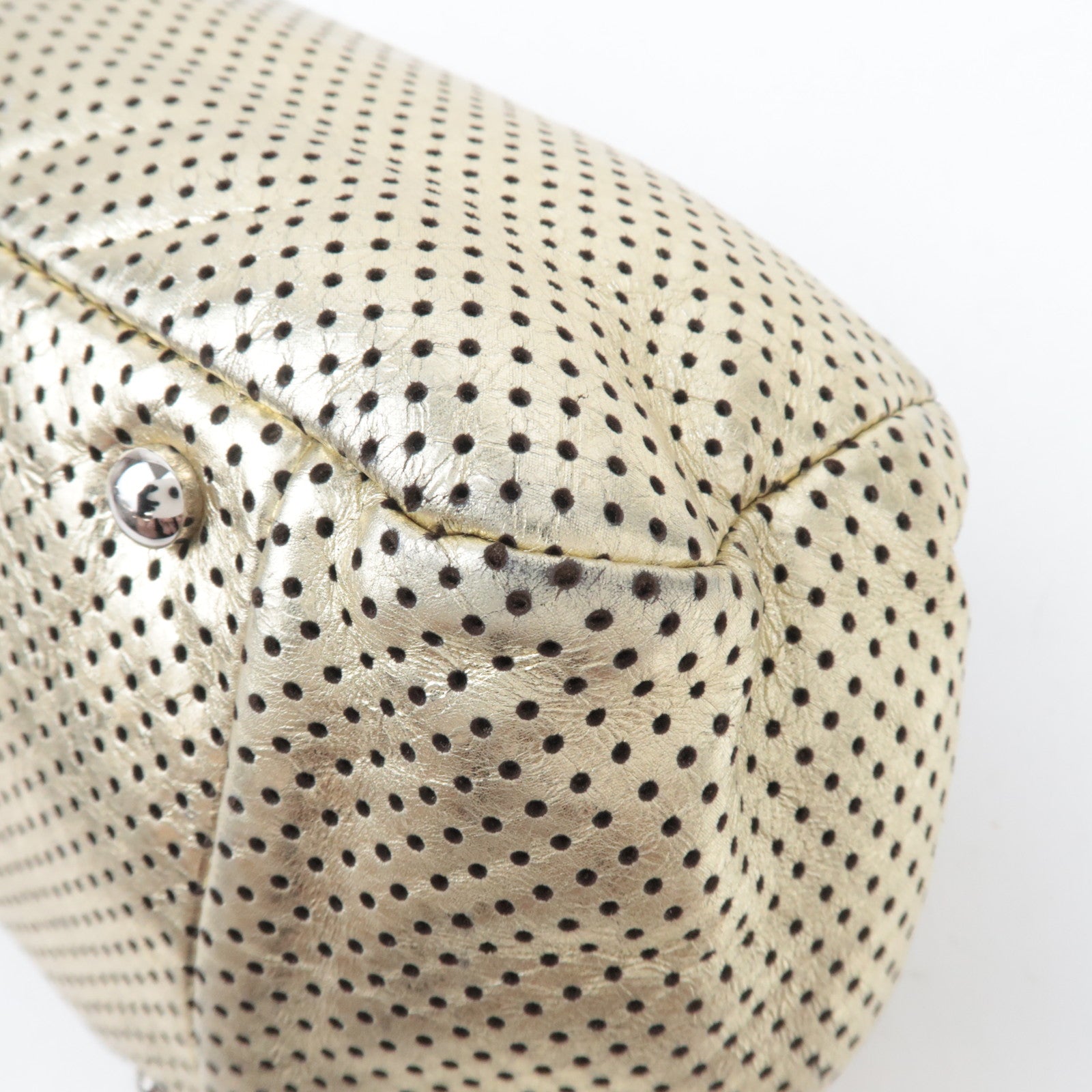 Chanel 2.55 Perforated Drill Accordion Flap Bag, Karl Lagerfeld 2008/09