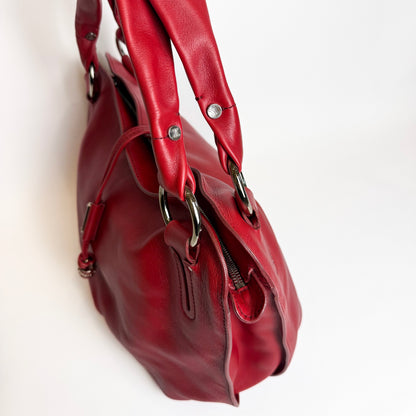 Celine Bittersweet Hobo in Ruby Red, Early 2000s