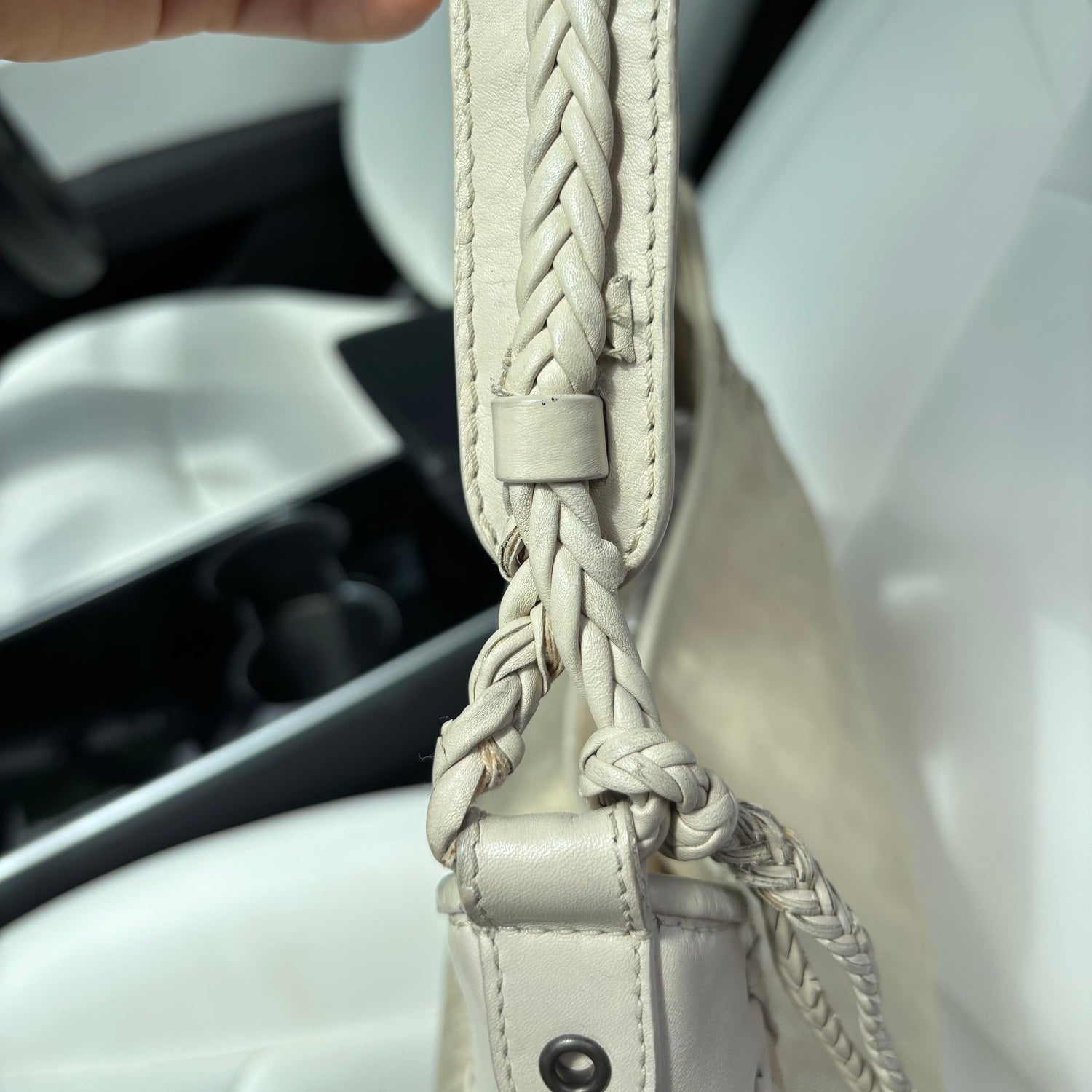 Early 2000s Oblique Heart Charm Hobo — John Galliano Era
