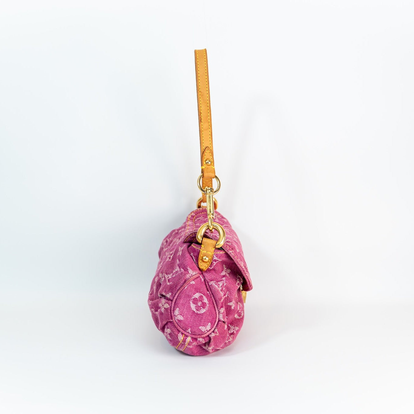 Monogram Denim Pleaty — Fuchsia, Marc Jacobs Era, Made in Spain