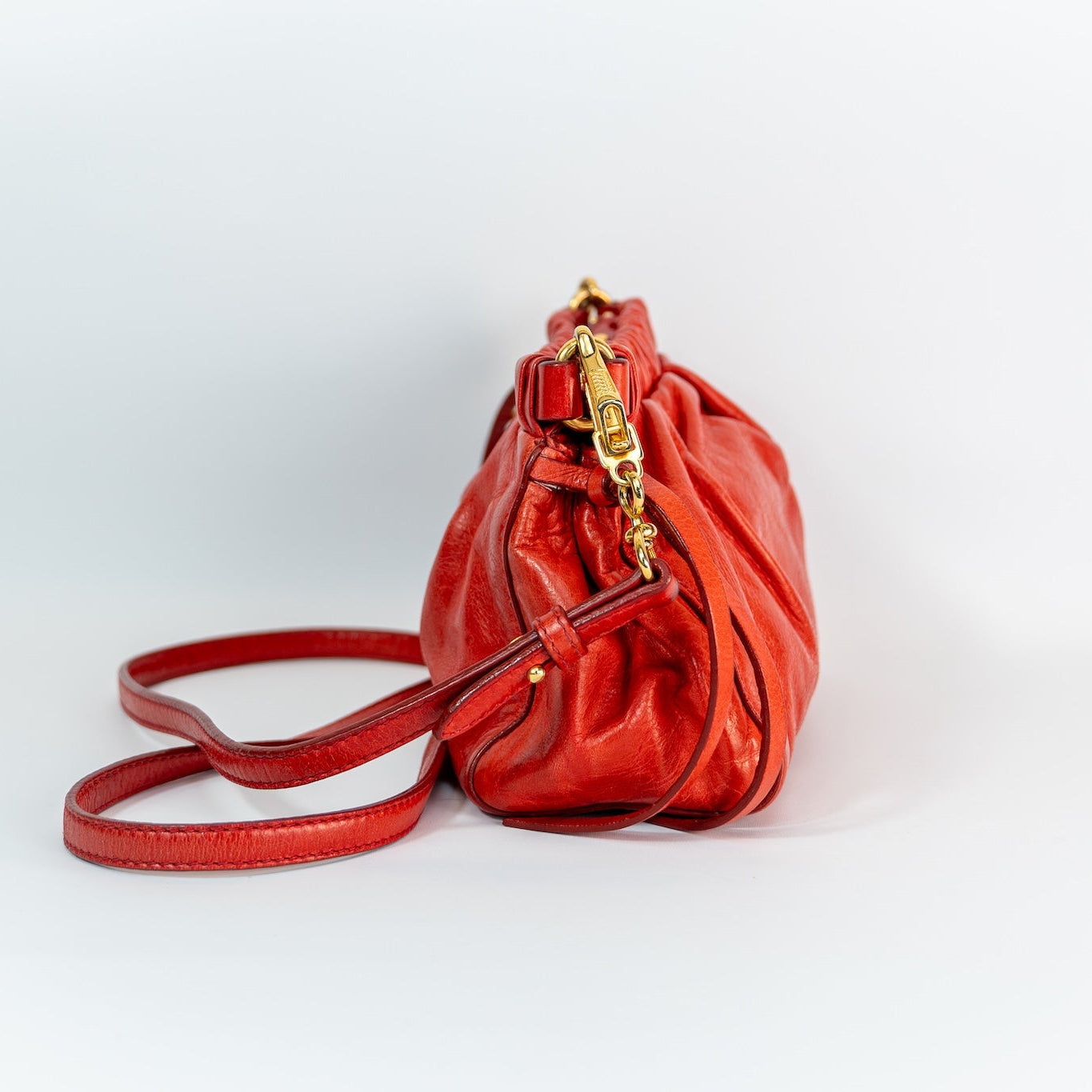 Miu Miu Red Shoulder Bag – Inherited Miu Miu Red Shoulder Bag – Inherited