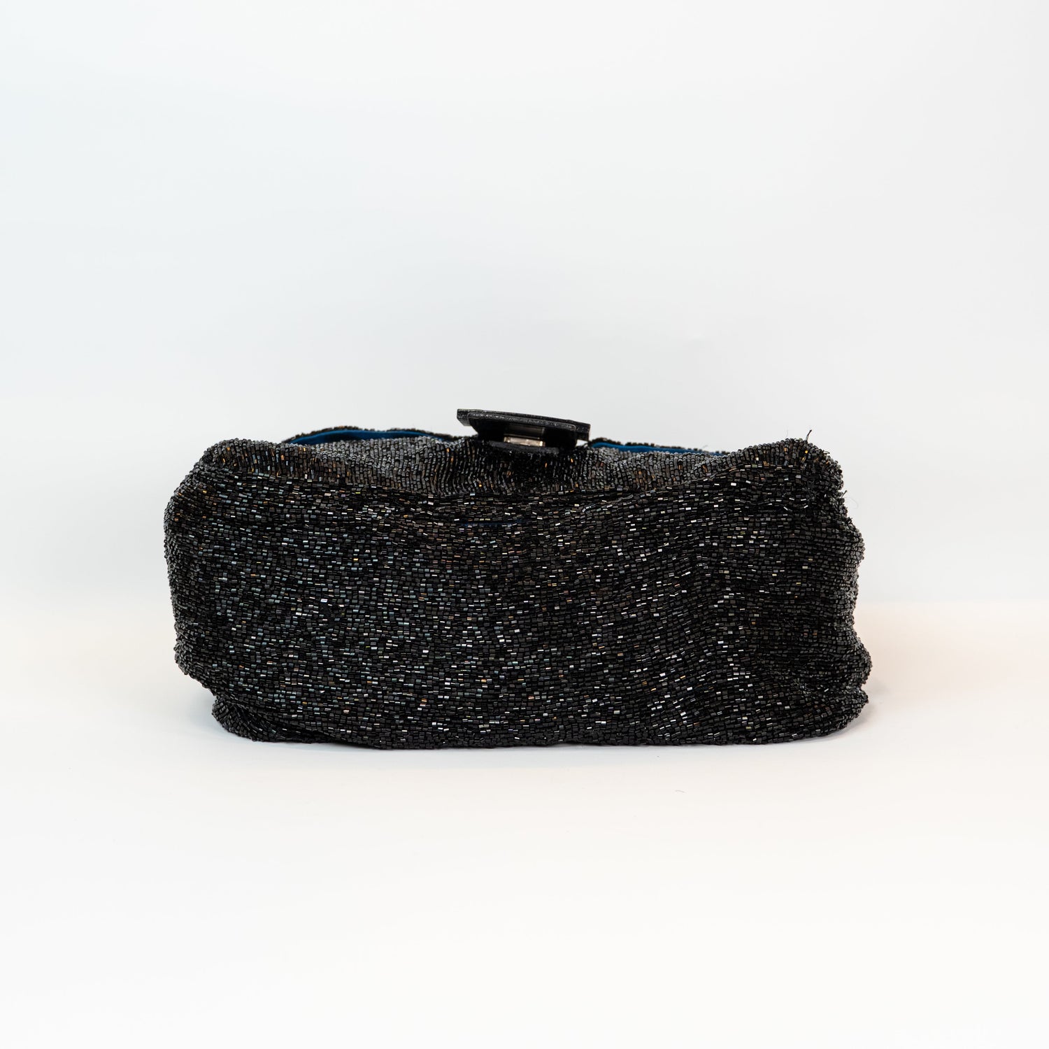Fendi Black Beaded Mamma Baguette