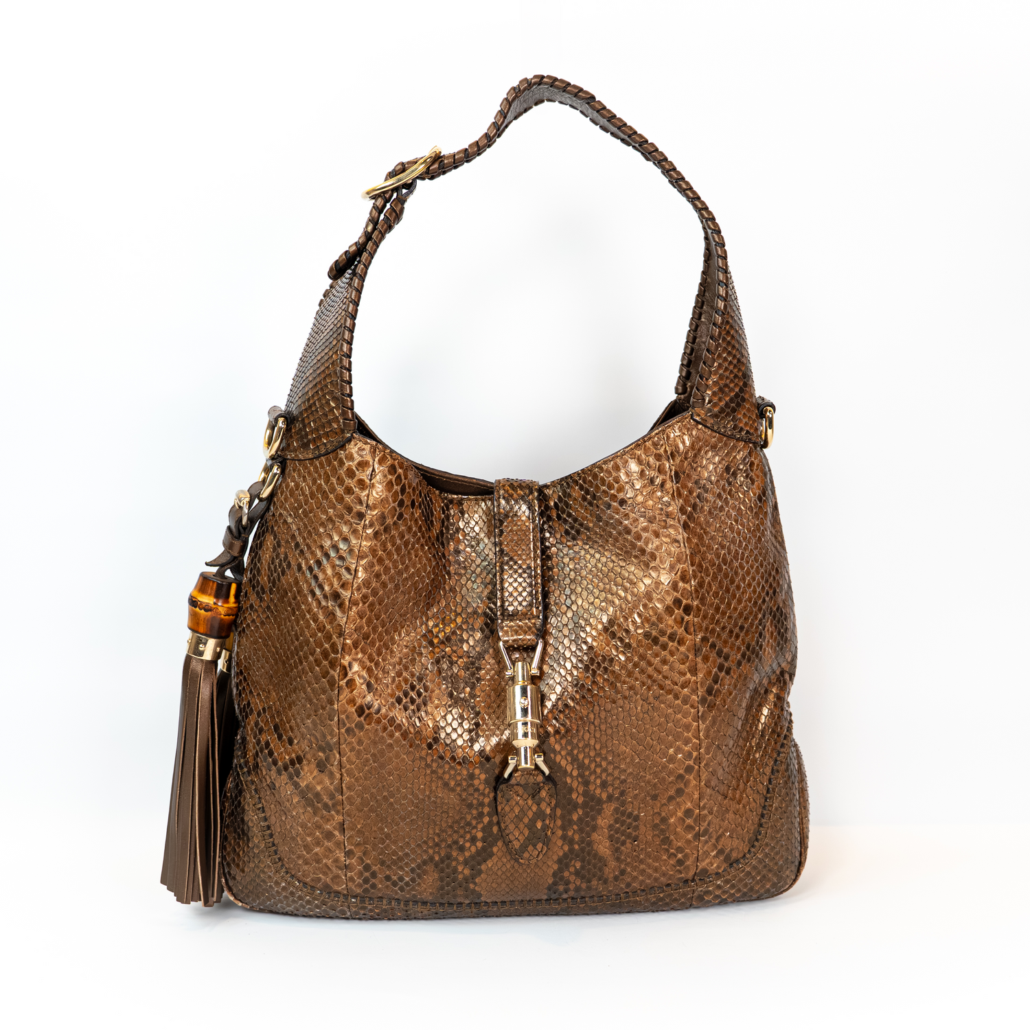 Gucci New Jackie Large Hobo in Python — Frida Giannini Era