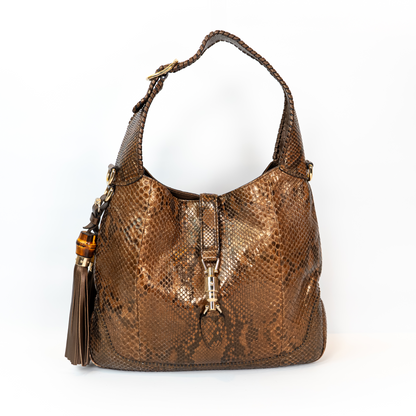 Gucci New Jackie Large Hobo in Python — Frida Giannini Era