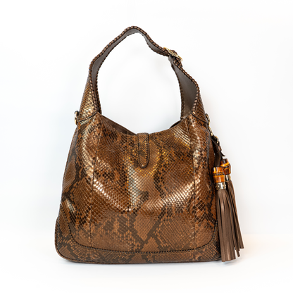 Gucci New Jackie Large Hobo in Python — Frida Giannini Era