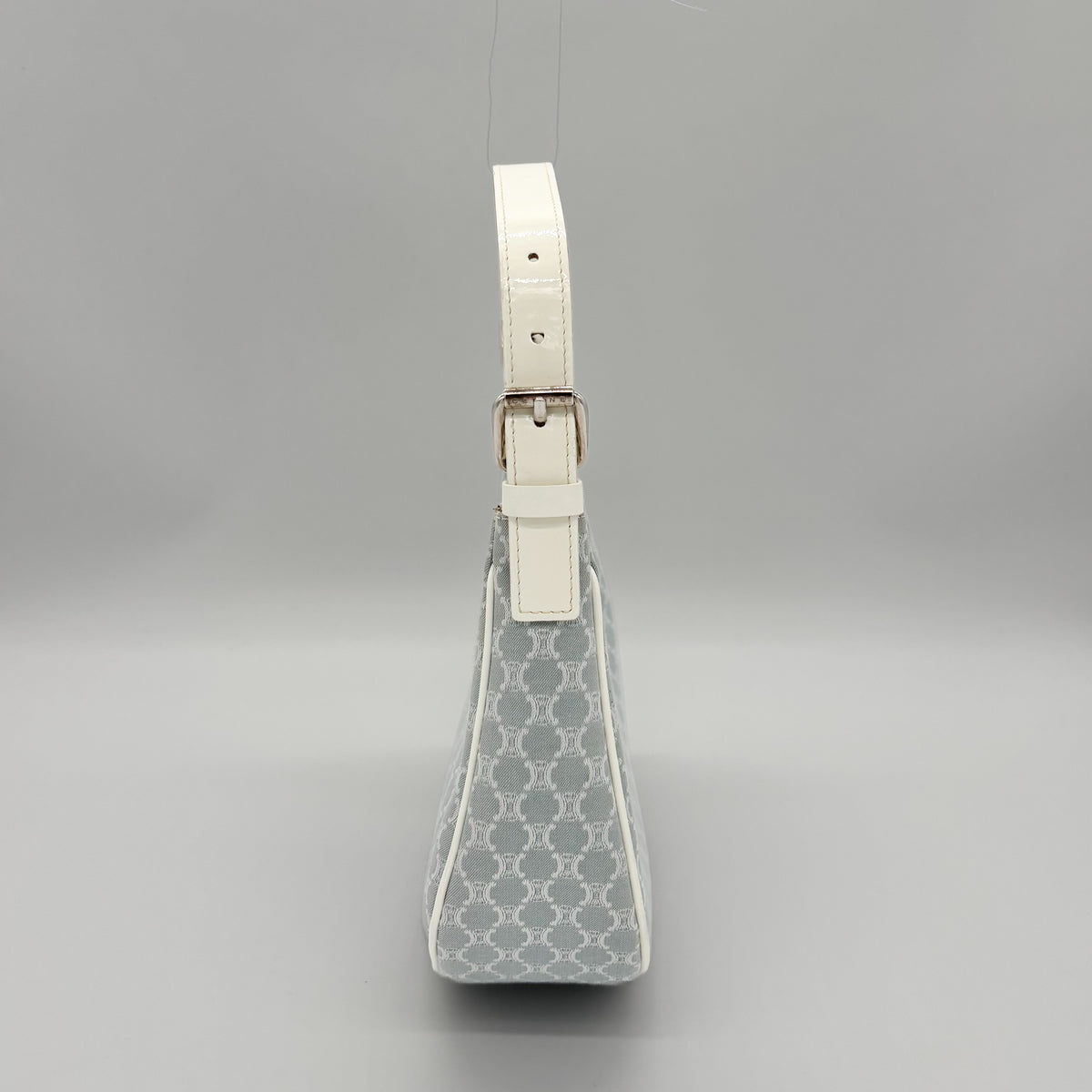 Celine Ava Bag in Sky Blue Macadam Canvas