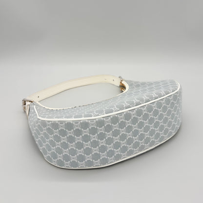 Celine Ava Bag in Sky Blue Macadam Canvas