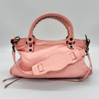 Balenciaga The First in Blush Pink, Brass Hardware