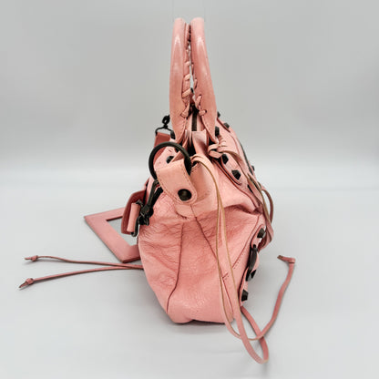 Balenciaga The First in Blush Pink, Brass Hardware