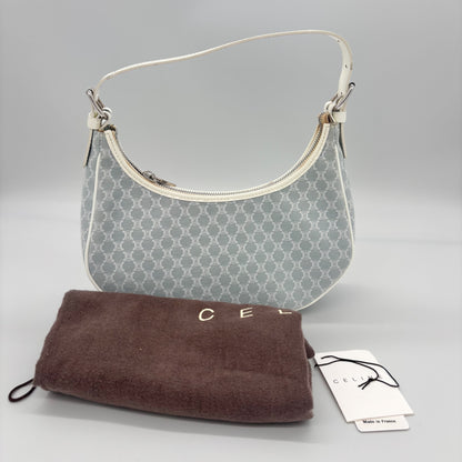 Celine Ava Bag in Sky Blue Macadam Canvas