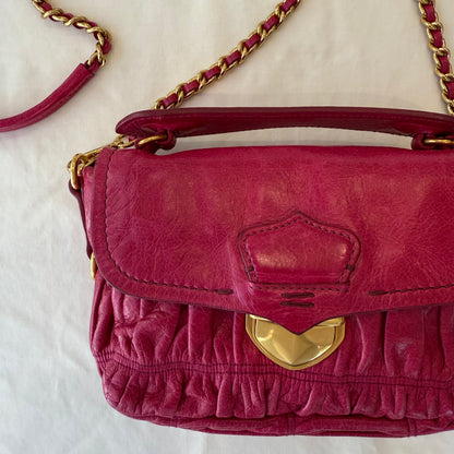Leather Chain Shoulder Bag