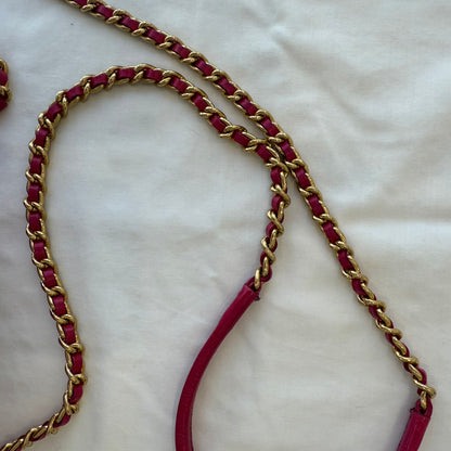 Leather Chain Shoulder Bag