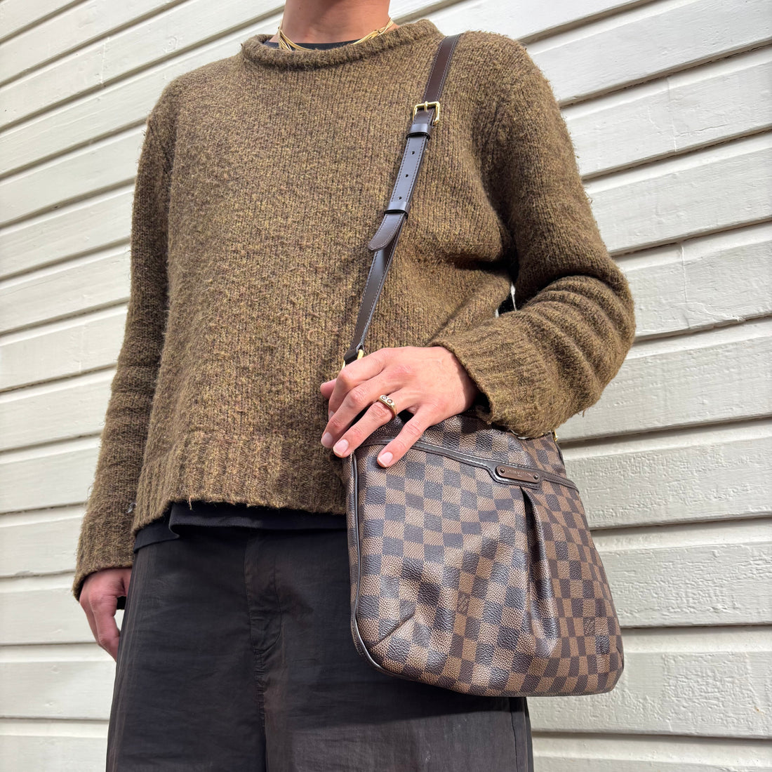 Damier Ebene Bloomsbury PM Shoulder Bag