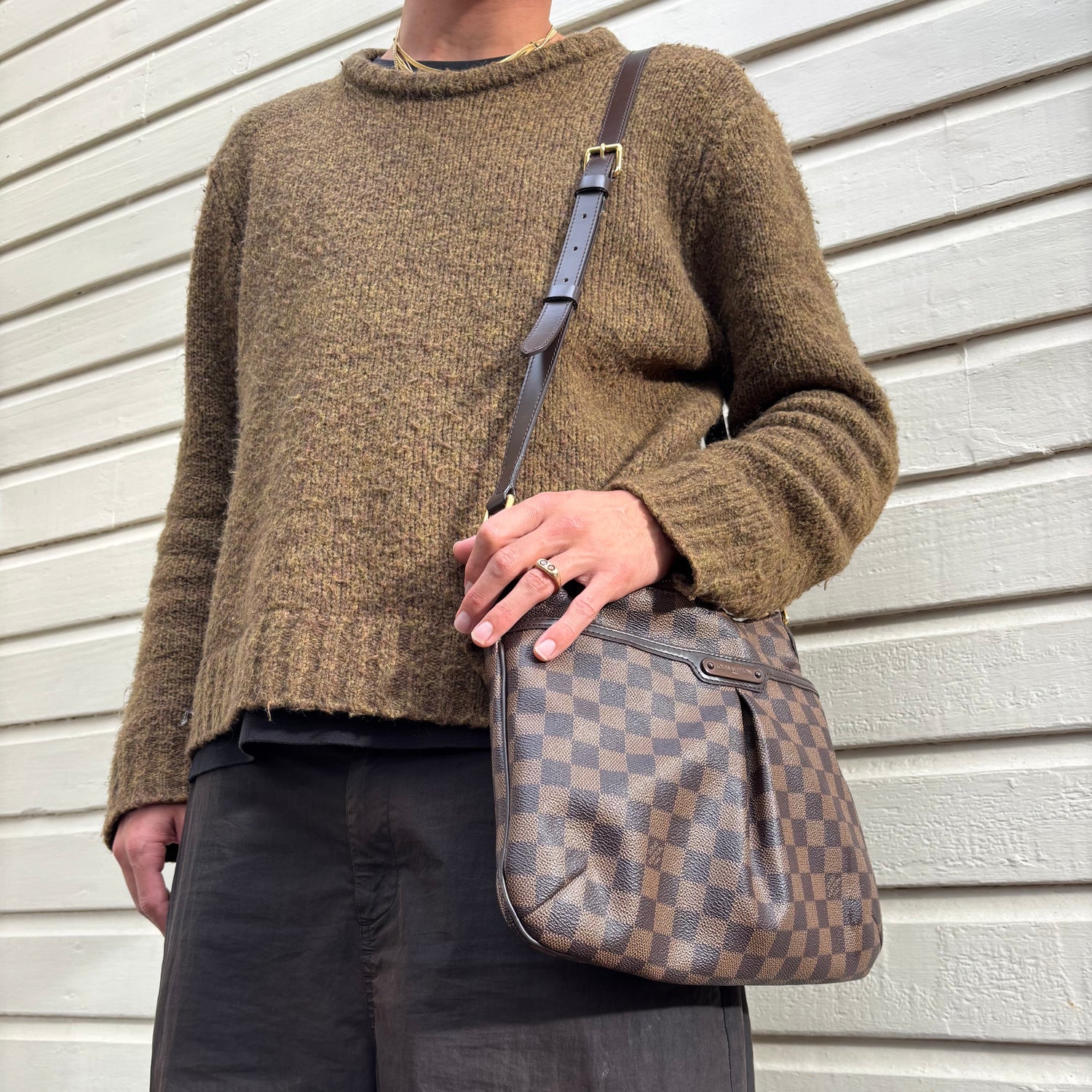 Damier Ebene Bloomsbury PM Shoulder Bag