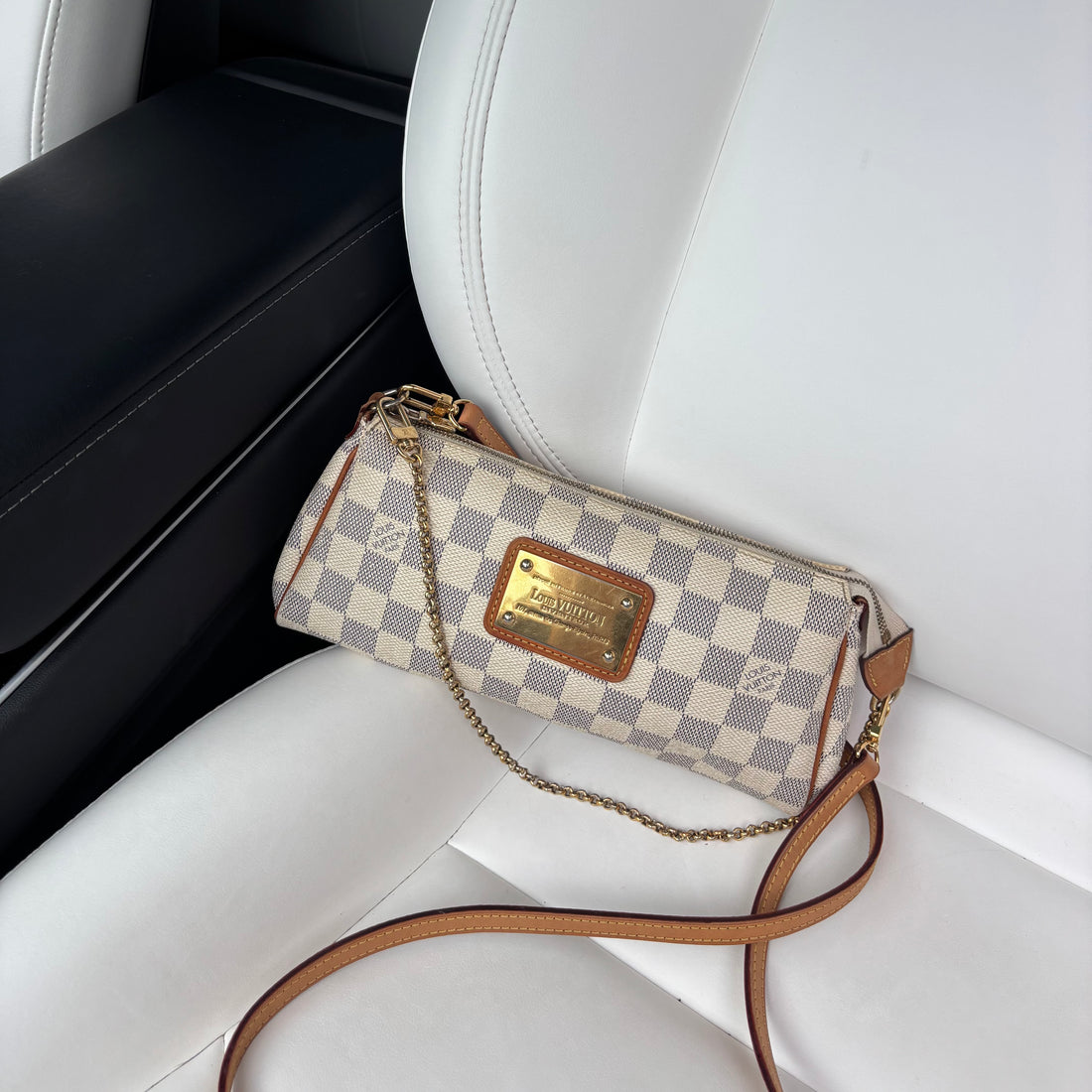 Damier Azur Eva Shoulder Bag 2-Way