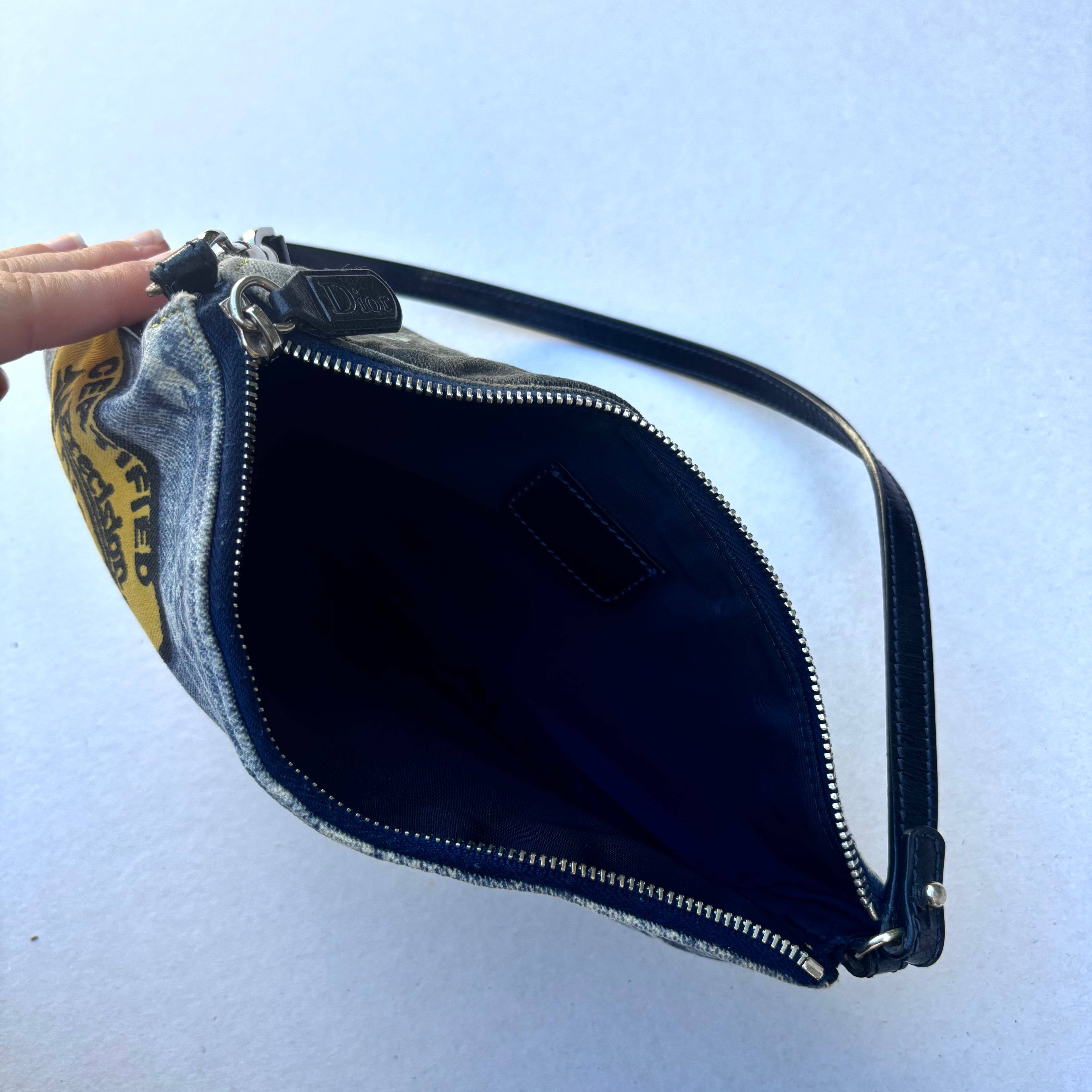 2001 Christian Dior Miss Diorella Speedway Saddle Pochette — Trompe L&