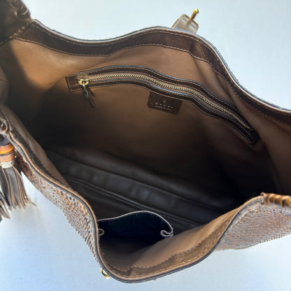 Gucci New Jackie Large Hobo in Python — Frida Giannini Era