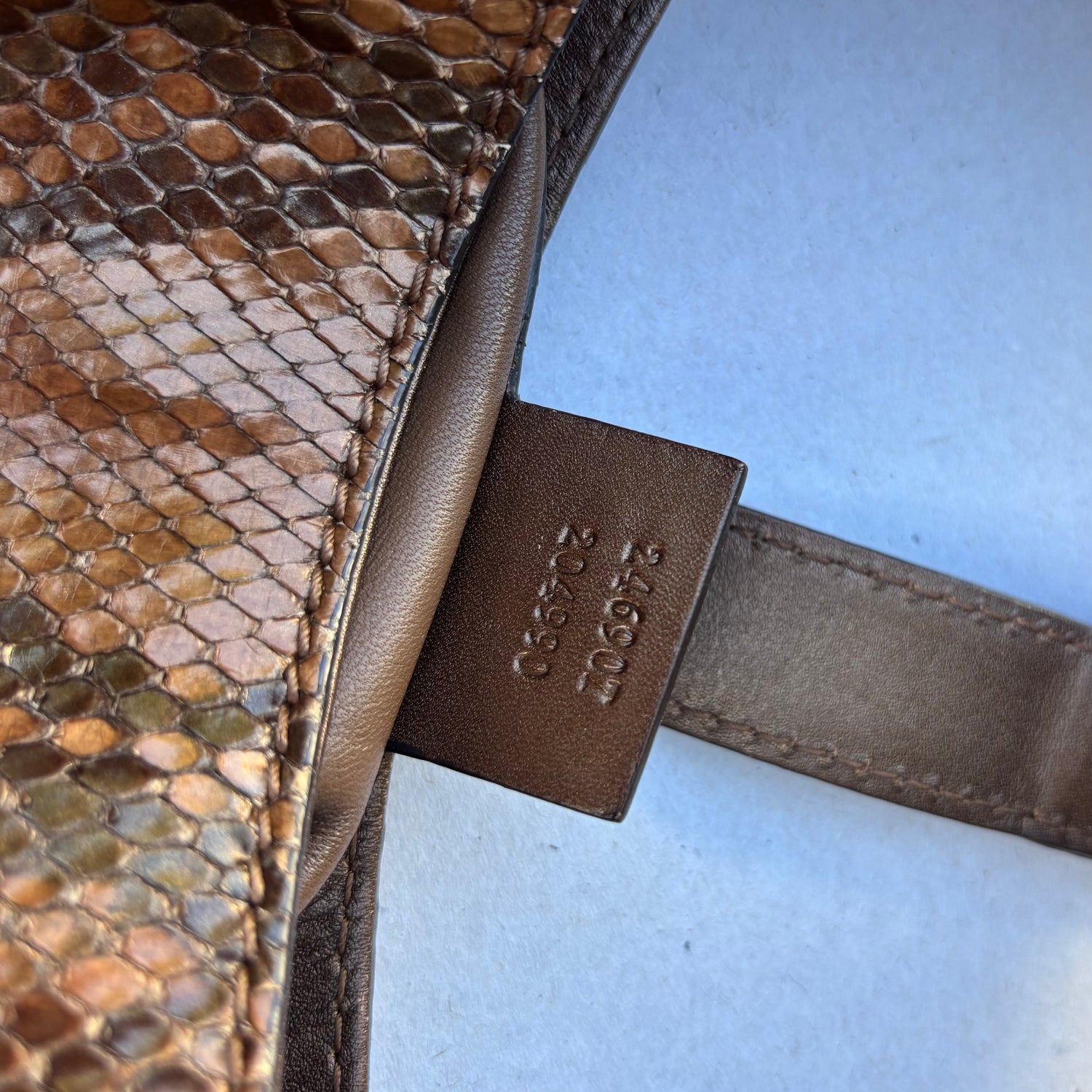 Gucci New Jackie Large Hobo in Python — Frida Giannini Era