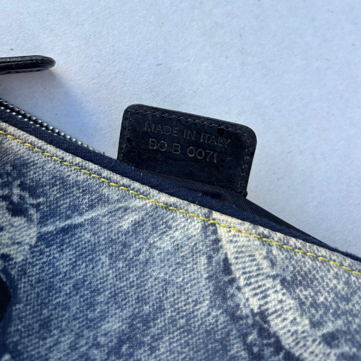 2001 Christian Dior Miss Diorella Speedway Saddle Pochette — Trompe L&