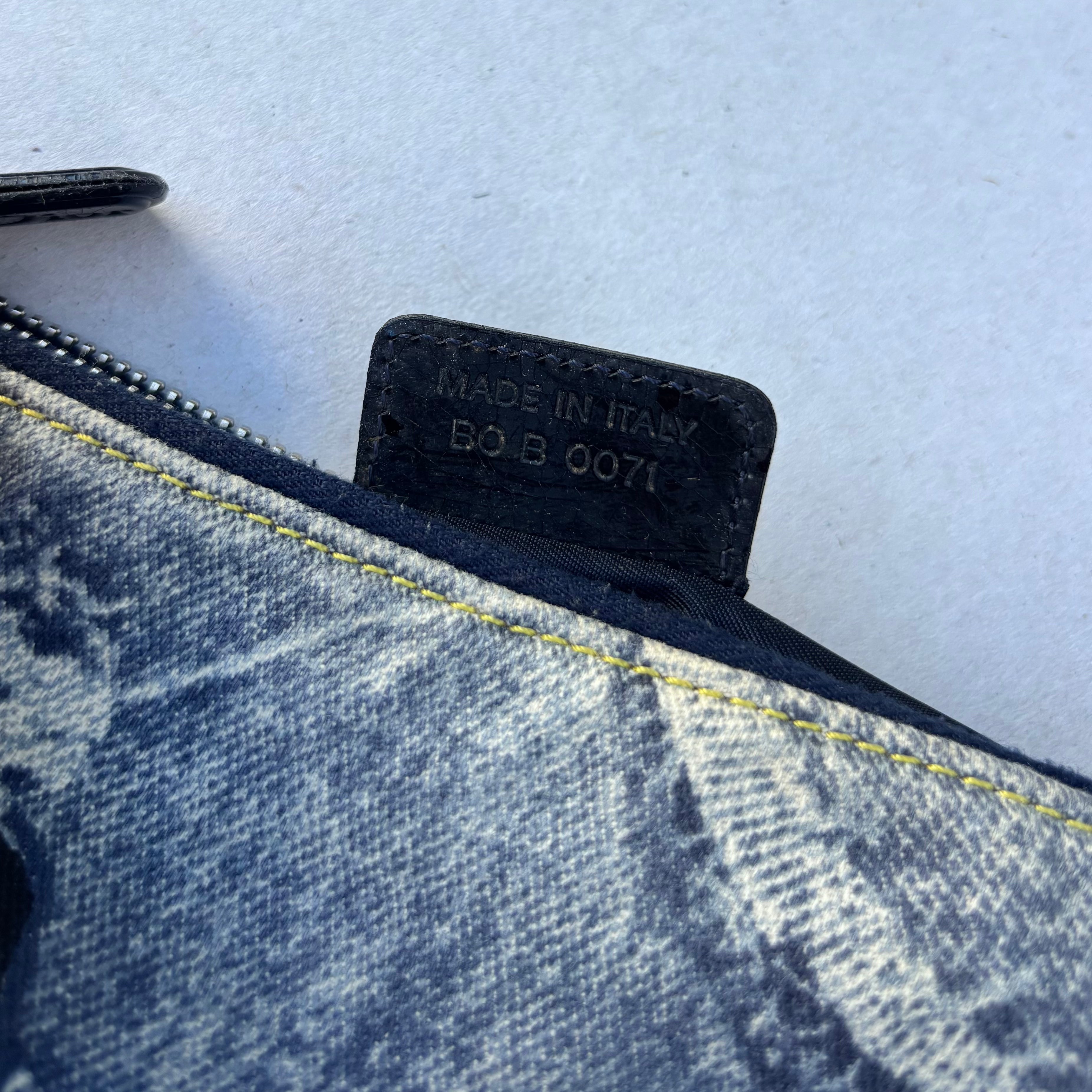 2001 Christian Dior Miss Diorella Speedway Saddle Pochette — Trompe L&