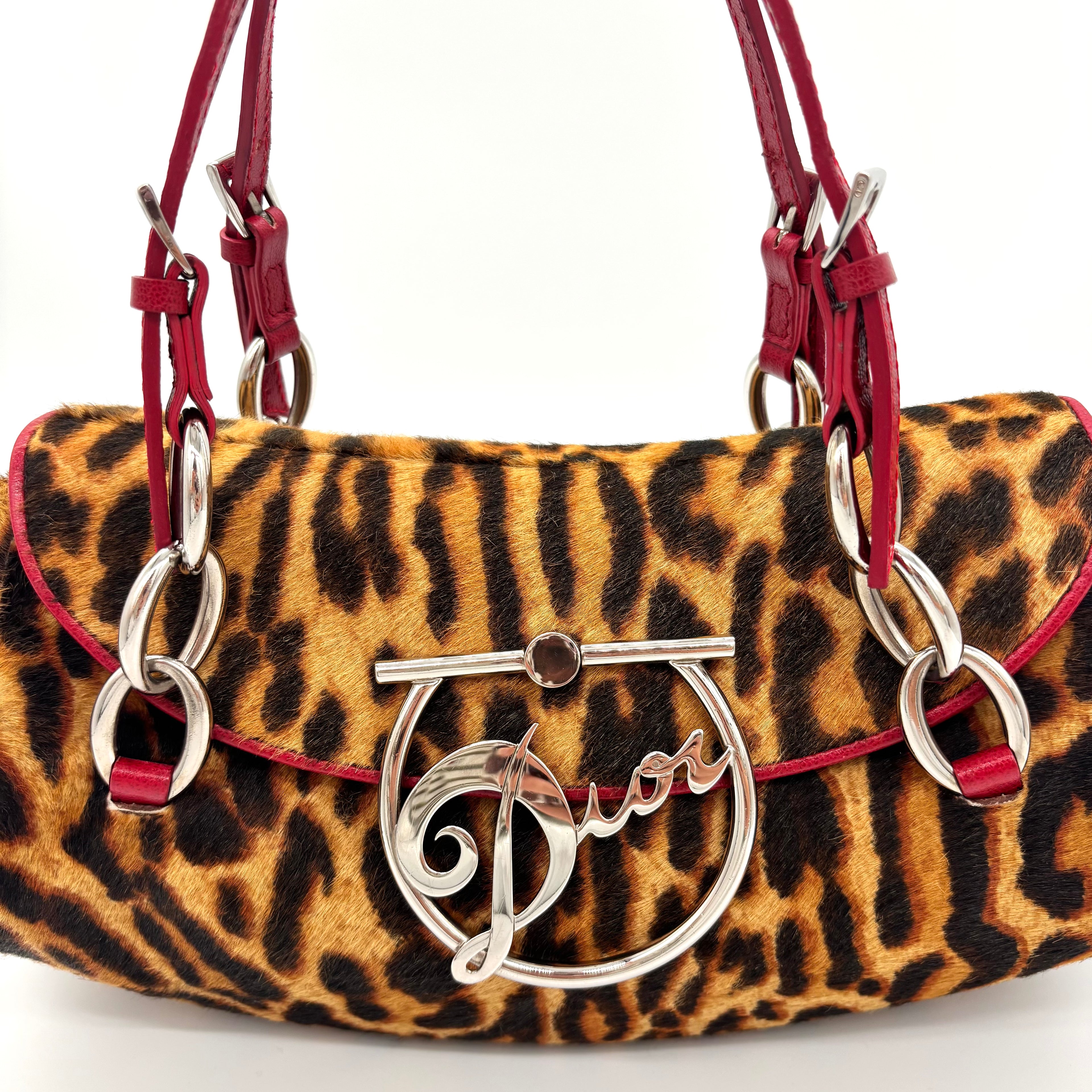 Dior Diva Leopard Pony Hair Shoulder Bag, John Galliano 2004