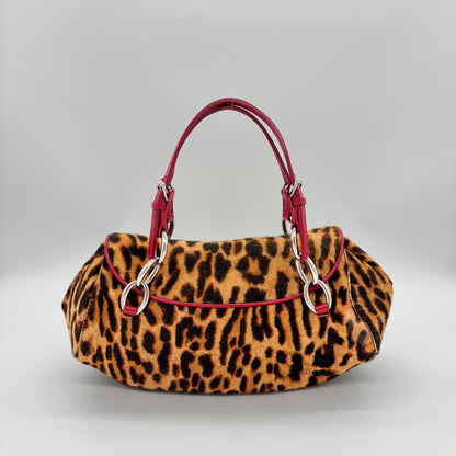 Dior Diva Leopard Pony Hair Shoulder Bag, John Galliano 2004