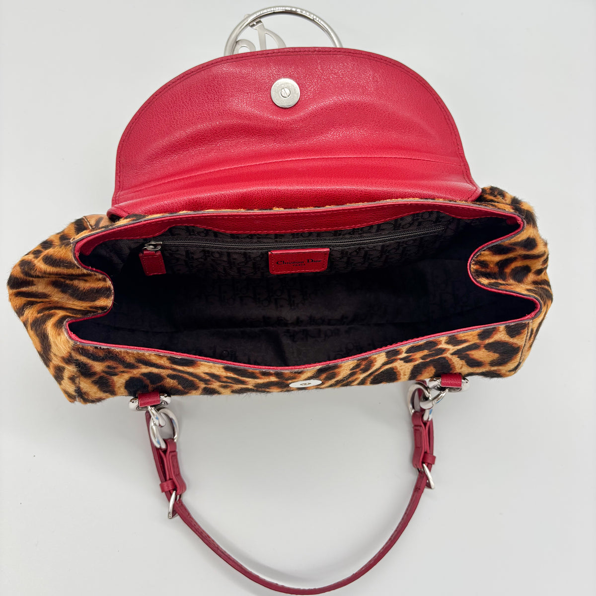 Dior Diva Leopard Pony Hair Shoulder Bag, John Galliano 2004