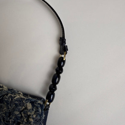 Christian Dior Malice Pearl Frayed Denim, John Galliano Spring/Summer 2000