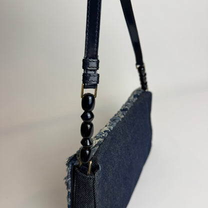Christian Dior Malice Pearl Frayed Denim, John Galliano Spring/Summer 2000