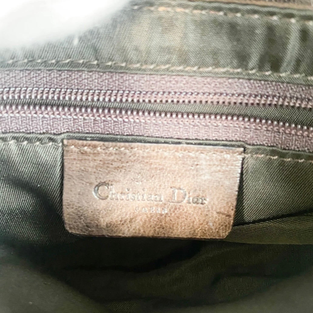 Saddle Chocolate Leather Shoulder Bag