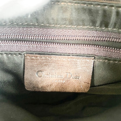 Saddle Chocolate Leather Shoulder Bag