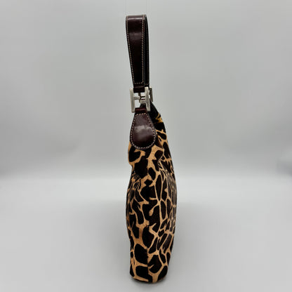 Fendi Giraffe-Print Pony Hair Hobo, Early 2000s