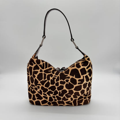 Fendi Giraffe-Print Pony Hair Hobo, Early 2000s