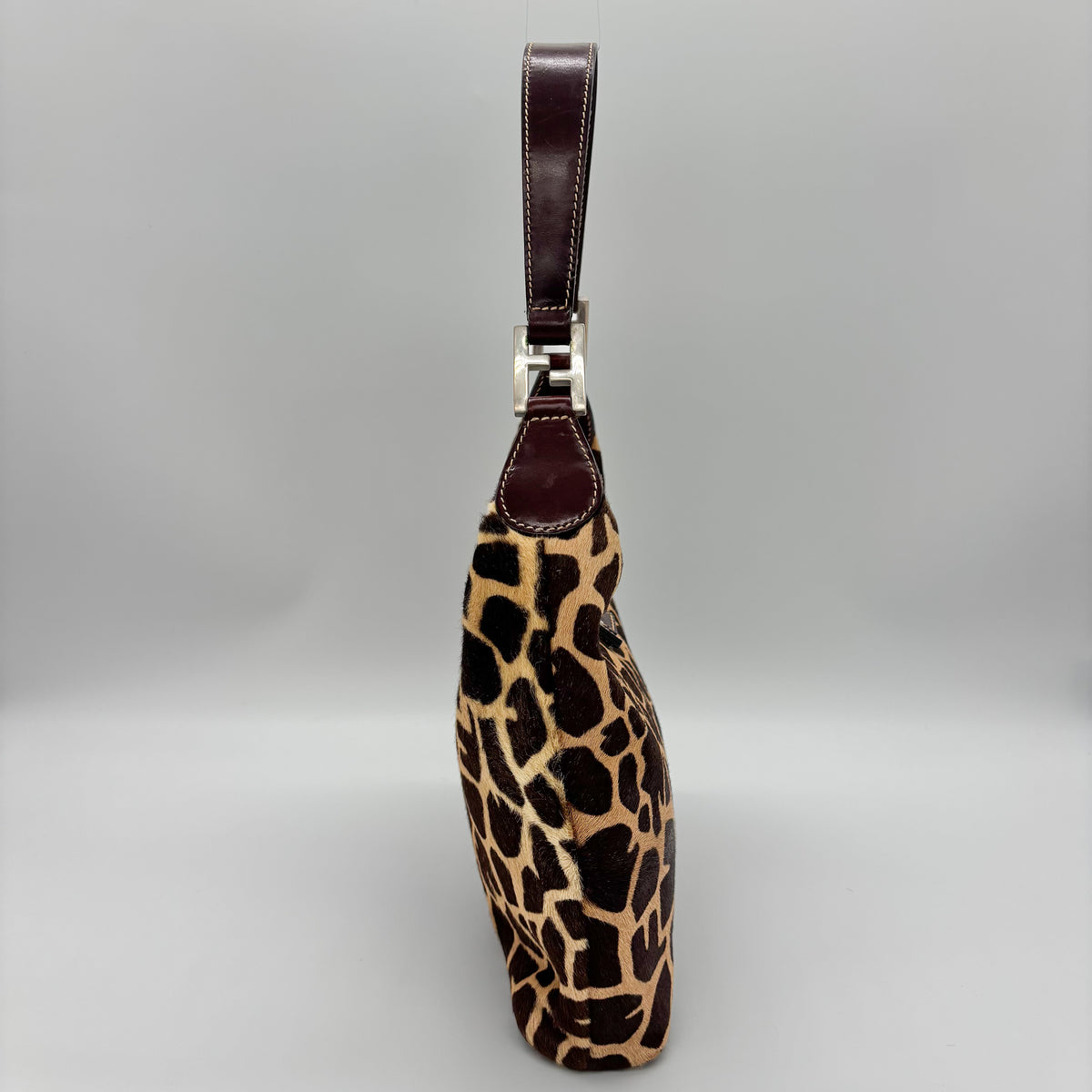 Fendi Giraffe-Print Pony Hair Hobo, Early 2000s